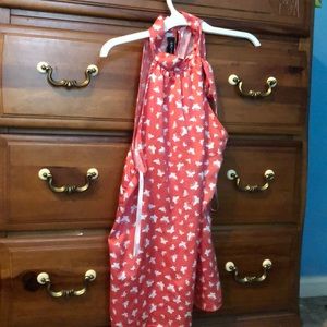 Pink butterfly blouse